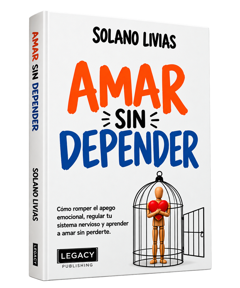 Libro «Amar sin Depender» de Solano Livias, edición impresa